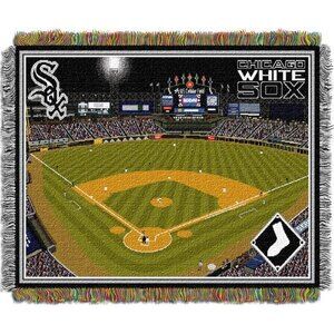 NWT Chicago White Sox The Northwest Group Stadium Tapestry Throw Blanket